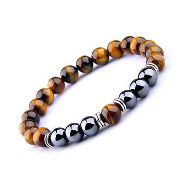 Power and Protection Tiger Eye Hematite Bracelet-Your Soul Place